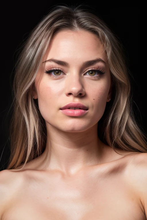 DEN_karmaroused_OF,
((headshot:1.1) portrait on a plain black background, (headshot:1.2), face focus, intricate (beautiful eyes:1.2), (wide open eyes:1.1), Big eyes, clean photo, circle lighting, high contrast:1.2),
bokeh, f1.4, 40mm, photorealistic, raw, 8k, textured skin, skin pores, intricate details <lora:epi_noiseoffset2:1>, epiCRealism