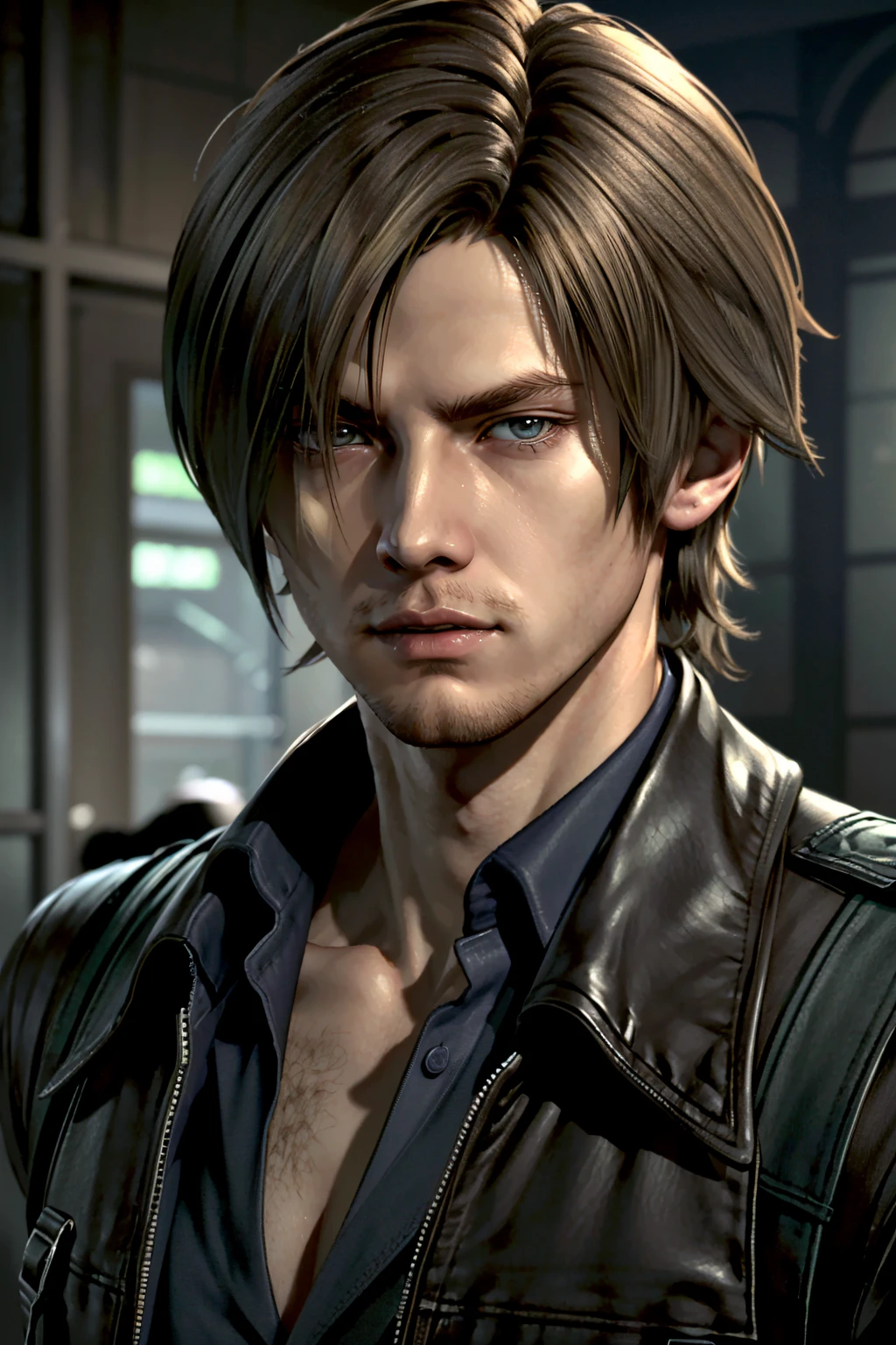 ((ultra detailed, masterpiece, absurdres))
<lora:RE6Leon:0.8>
RE6Leon, 1boy, brown hair, looking at viewer, portrait