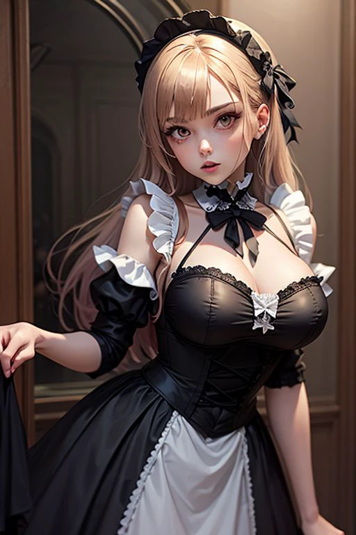 gothic maid girl