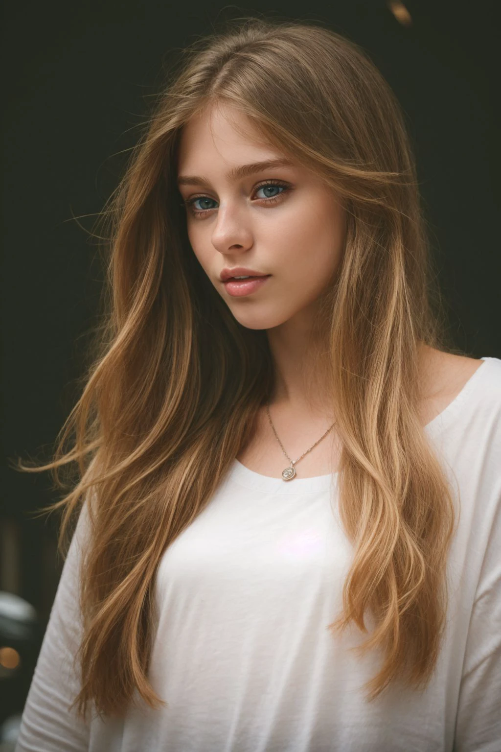LoretoP, PA7_Photo, Street photography, Gorgeous, early twenty, woman, Long hair, Straight hair, Blonde hair, Grey blue eyes, Round lips, Peach lips, Calm, Medium breasts, Vintage dress, Leggings, Waterfall background, Sony A6400, 100mm prime lens, Tracking shot, BREAK PA7_Portrait-CU, Eye level, Fujifilm color, Technicolor, (((PA7_Human-Likeness)))
<lora:add_detail:0.5>