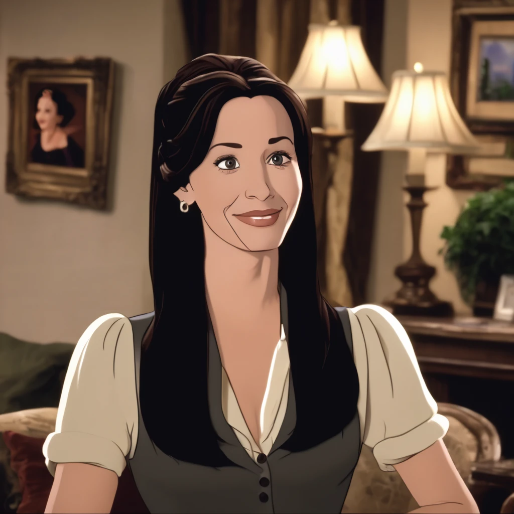 <lora:Disney_2D_Style:1> Monica from Friends, Disney2DStyle