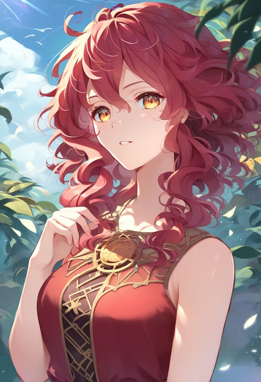 <lora:Matanonki_Style_for_Pony:1> matanonki_style, 1girl, score_9, score_8_up, score_7_up, score_6_up, score_5_up, score_4_up, hd, (ultra hd quality details), 8K, 1girl, golden eyes, Mahogany hair