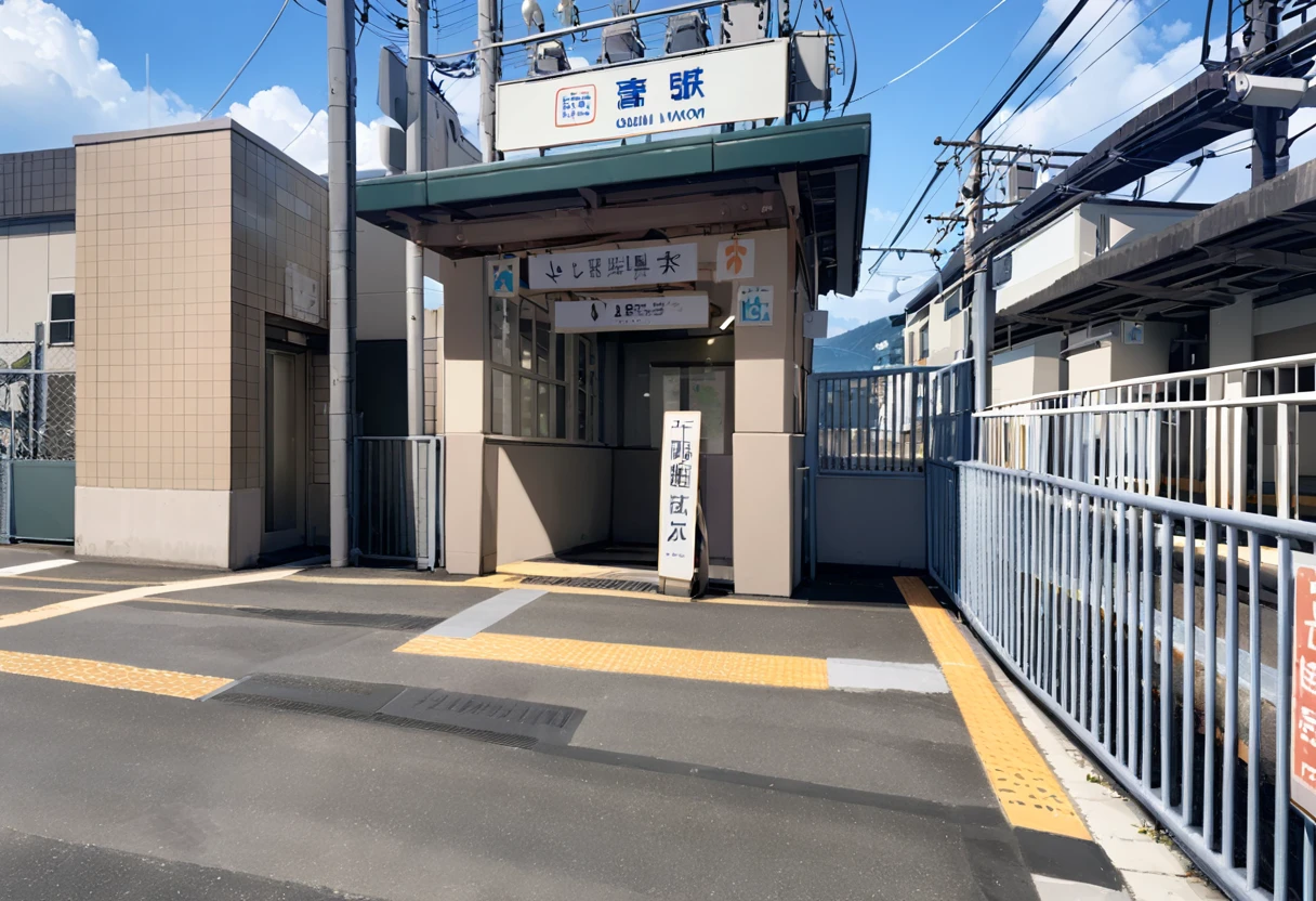 masterpiece, best quality, very aesthetic, absurdres,
kishieki_NORTH, scenery, real world location, outdoors, sign, building, power lines, fence, day
<lora:kintetsu_kishi_eki_SDXL_V2:1>