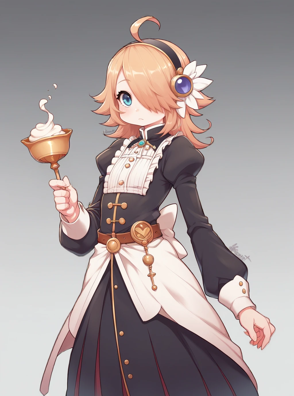 score_9, score_8_up, score_7_up, source_anime, solo, 1girl, , , hair over one eye, , , buckwheat, Konica Revio KD-3300Z, kionant, <lora:kionant_PDXL-000002:1>