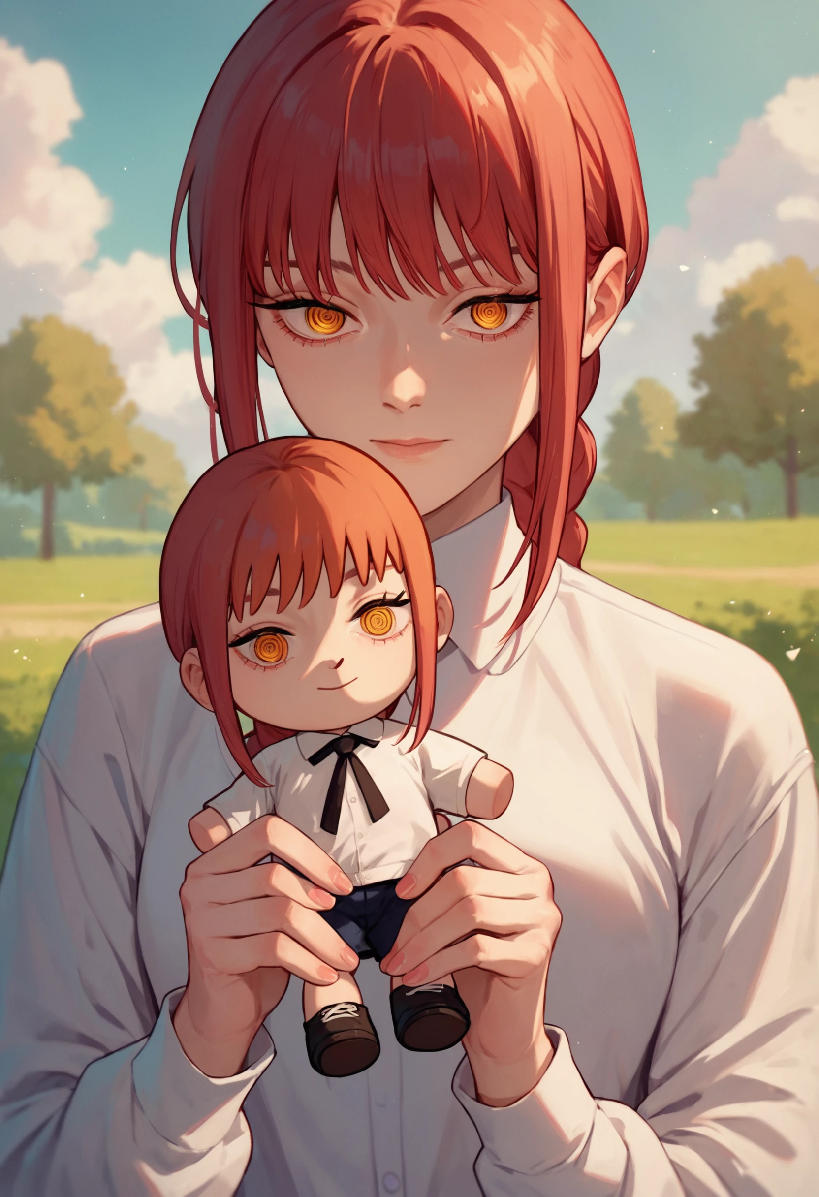 score_9_up score_8_up score_7_up, 1girl, holding character doll, makima \(chainsaw man\)
<lora:holding_fufu_pony_d16:1>