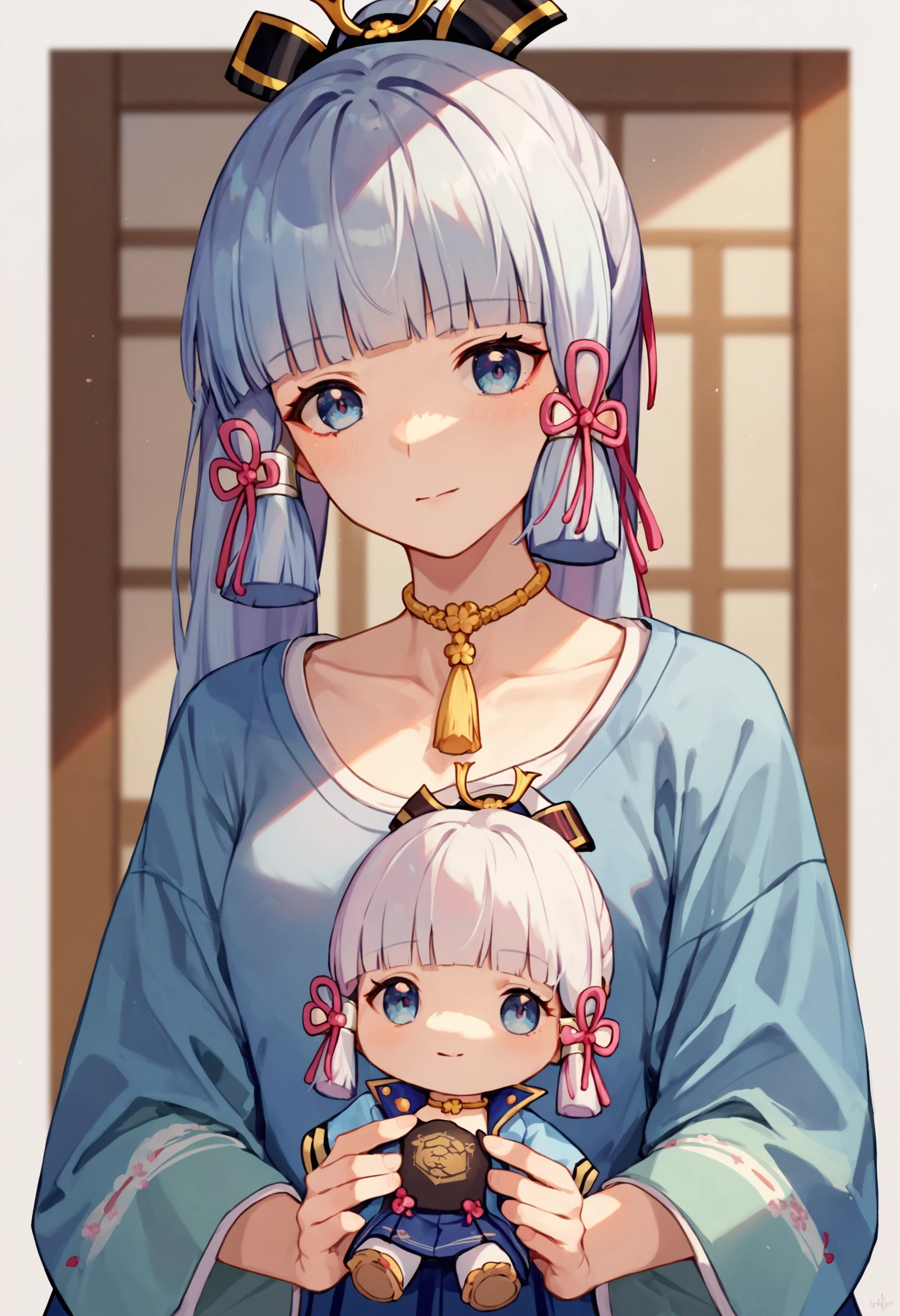 score_9_up score_8_up score_7_up, 1girl, holding character doll, kamisato ayaka
<lora:holding_fufu_pony_d16:1>