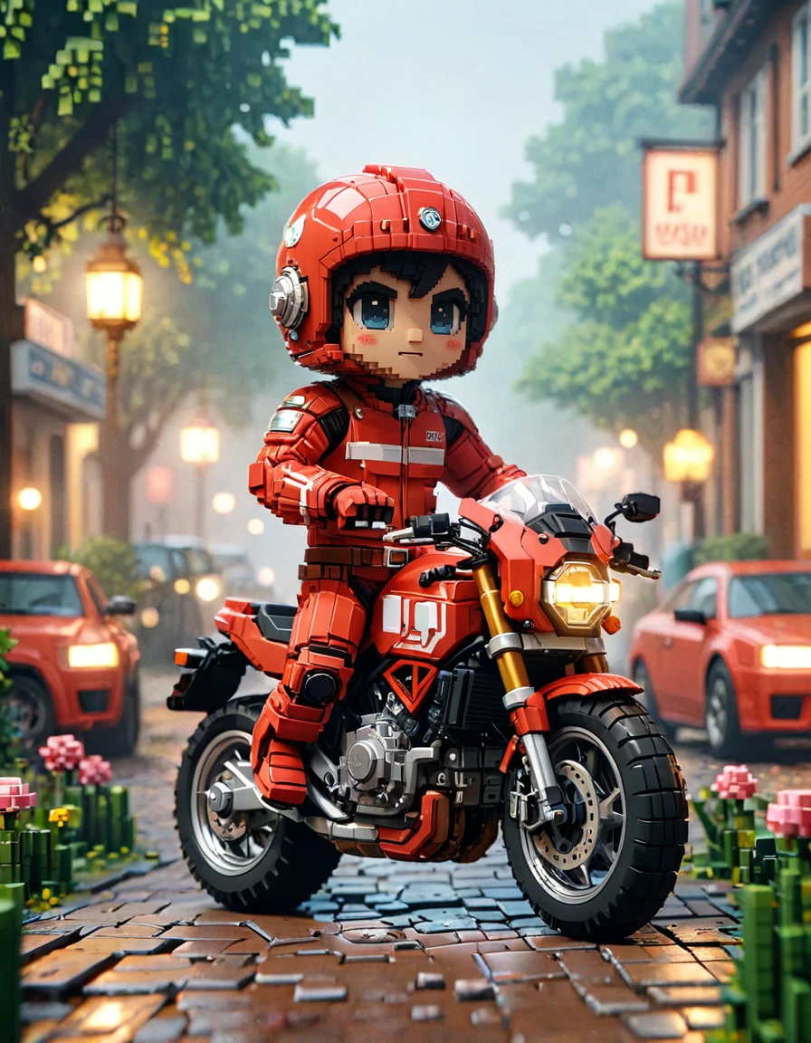 Cinematic still, cute, Aspiring Ducati, Foggy, comics art, (by Steve Ditko:1.1) , Magic Realism, <lora:ral-vxl:1> ral-vxl, magic atmosphere, cinematic, positive emotional, great composition, cinematic perfect intricate stunning fine detail, highly decorated, romantic, fine polished, complex, exquisite color