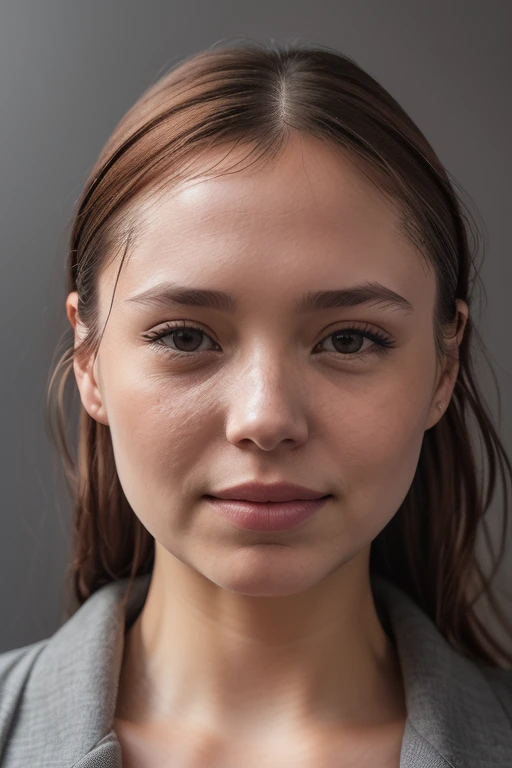 DEN_miyu_kiyohara,
((headshot:1.2) portrait on a (plain grey background:1.2), (headshot:1.2), (face focus:1.1), windswept chaotic hair, soft lighting, low contrast, low saturation:1.2),
bokeh, f1.4, 40mm, photorealistic, raw, 8k, textured skin, skin pores, intricate details <lora:epi_noiseoffset2:1>, epiCRealism