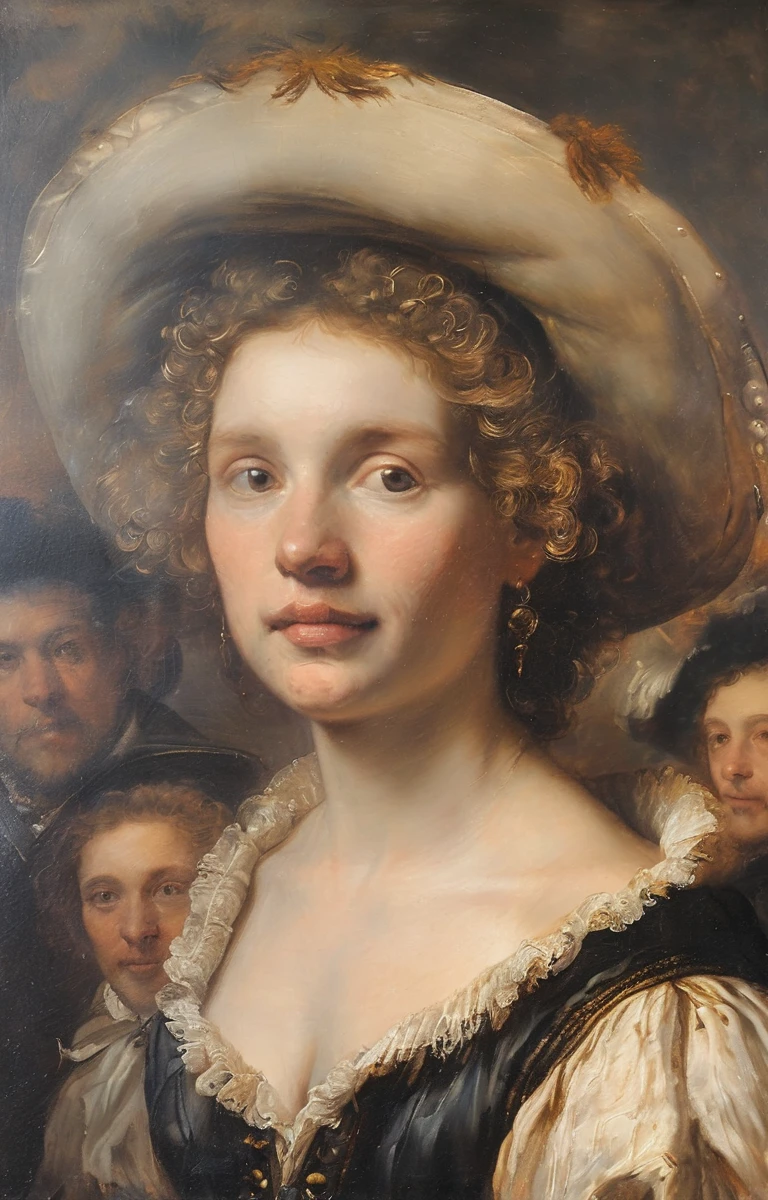 masterpiece,best quality,<lora:tbh135-sdxl:0.85>,Venus goddess,illustration,style of Rembrandt,oil painting,