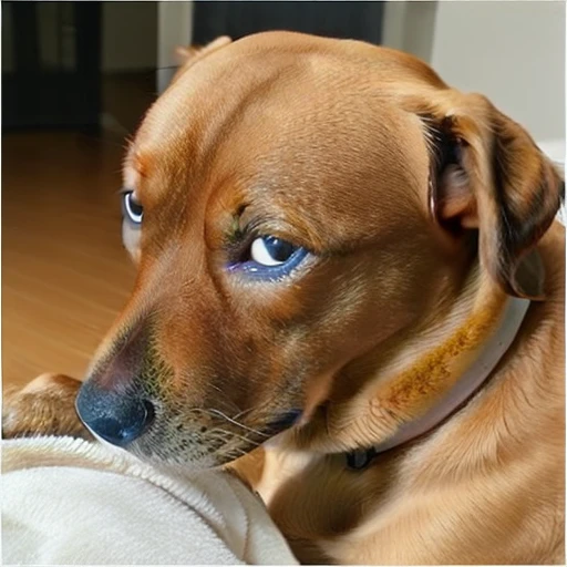 dog side eye,A LABRADOR RETRIEVER