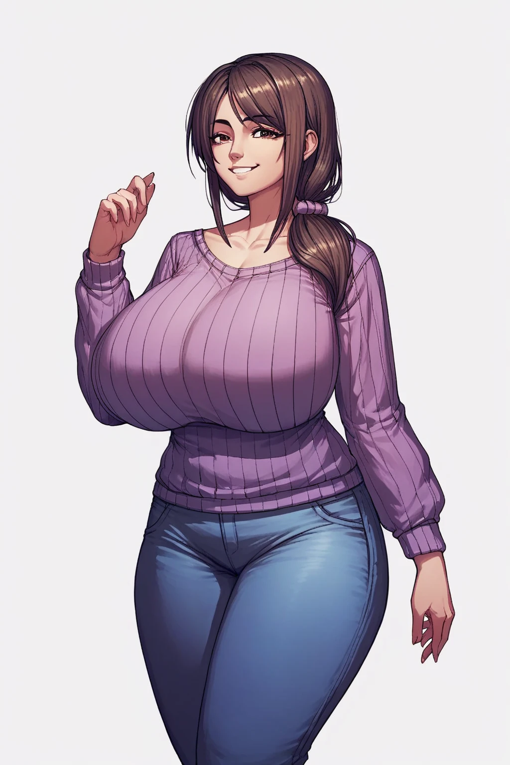 Sayoko Sugawara [Aisuru Oba ga Furyou ni Saimin o Kakerare Boku no Me no Mae de Seiteki Omocha ni Sarete iku Hibi] (PonyXL) Sayoko Sugawara