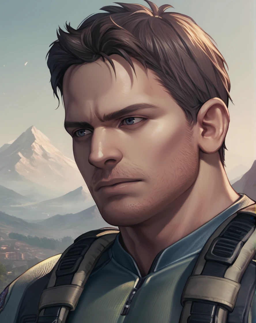 score_9, score_8_up, score_7_up, score_6_up, score_5_up, score_4_up, source_anime, realistic, photoshop \(medium\), <lora:RE5_t2-000008-128:1.0> 1boy, chris redfield,
, cliffs, mountain, big boulders