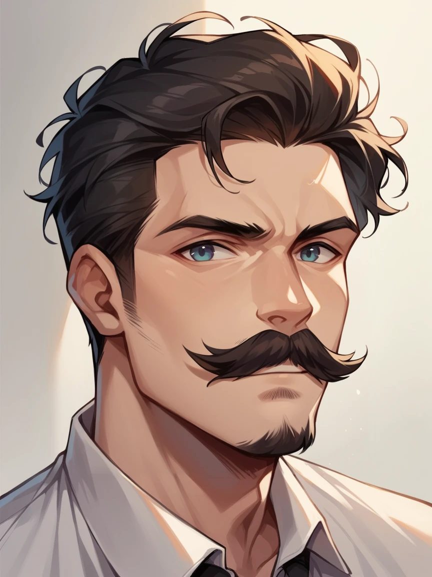 score_9, score_8_up, score_7_up, score_6_up, <lora:f4c14lh41rXLP:0.6> f4c14lh41r, 1boy, b5, facial hair, mustache
