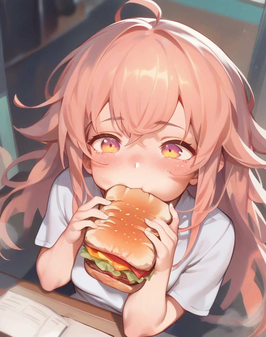 score_9, score_8_up, score_7_up,score_6_up, 1girl ,eating a sandwich, cheek bulge,
<lora:villainchin_style_pony6_v1-000034:.8>