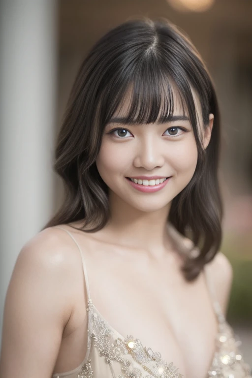 Highest quality, 8K, Tabletop, Realistic, Realistic, , (窓からはLate Nightの大都会の夜景、Ample breasts:1.2), Big Breasts, , , Abundant hips, Detailed face, Beautiful Face, , Beautiful woman,((Gray detailed eyes、Translucent skin texture、A shy smile、Fluffy hair、Light Brown Hair、Big city view from the window、Shaggy Cut、Floating Hair、、Cute Japanese Idols:1.4)). (、short hair、Floating Hair、Parted bangs、Bedroom、Sit on the bed、Place your hands on your feet、Late Night、indirect lighting、Sheer white bra and panties、Ample breasts、Looking into the camera:1.2))