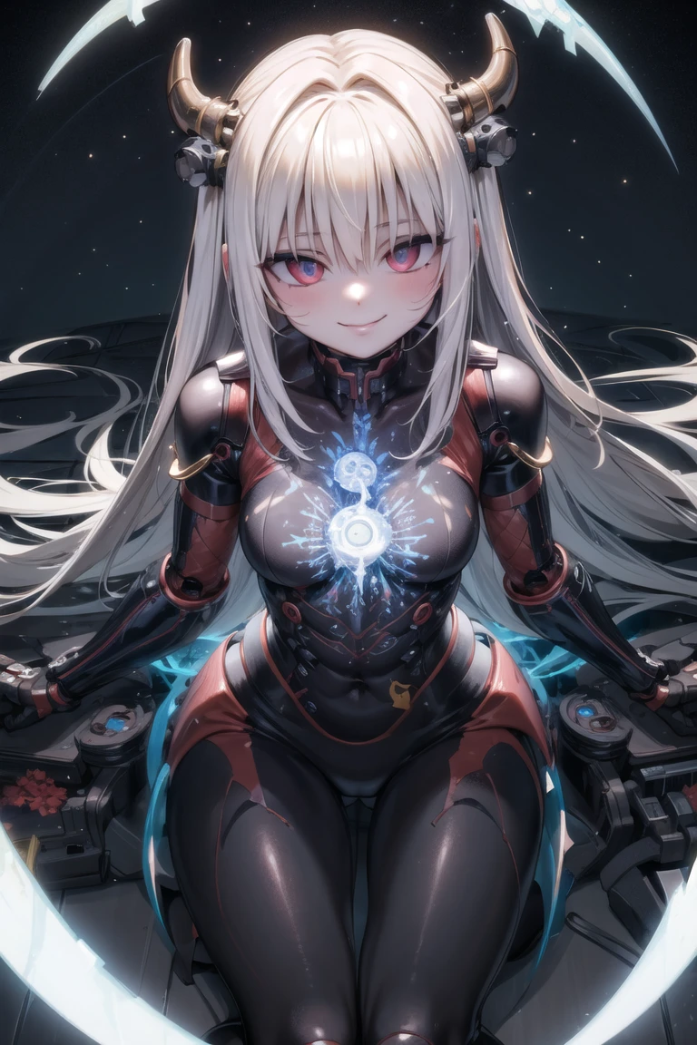 (masterpiece, best quality, beautiful and aesthetic:1.2), ultra high res, 8k, 4k,detailed,(fractal art:1.3),colorful, radiosity, automatic white balance,1mechanical girl, evil smile, corruption, empty eyes, 
<lora:nyamota-10v3:0.7:lbw=ALL>