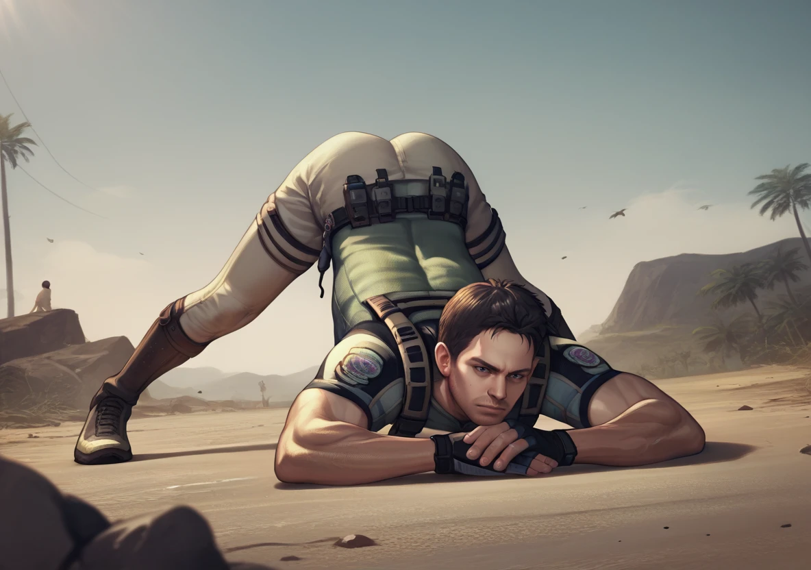 score_9, score_8_up, score_7_up, score_6_up, score_5_up, score_4_up, source_anime, realistic, photoshop \(medium\), <lora:RE5_t2-000008-128:1.0> 1boy, Chris Redfield, jack-o-pose
, outdoors, africa