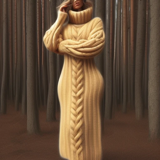 Long wool sweaterdress