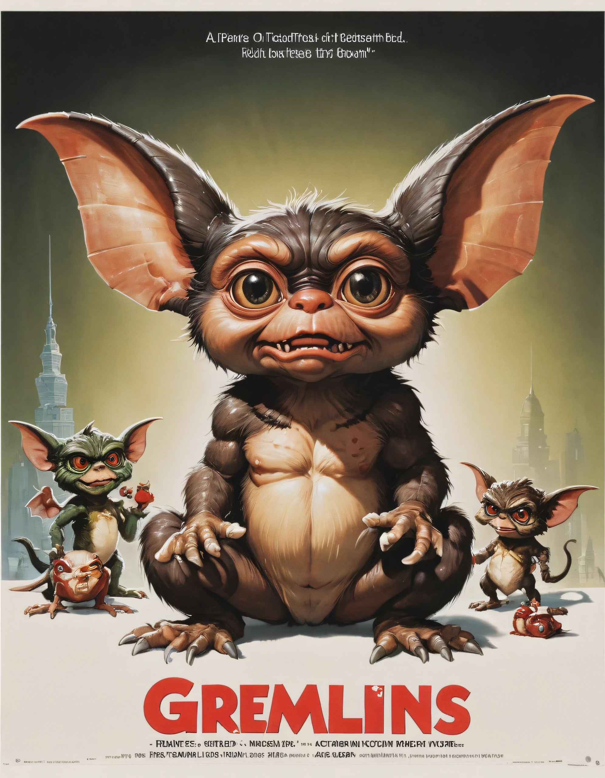 gremlins, classic poster
