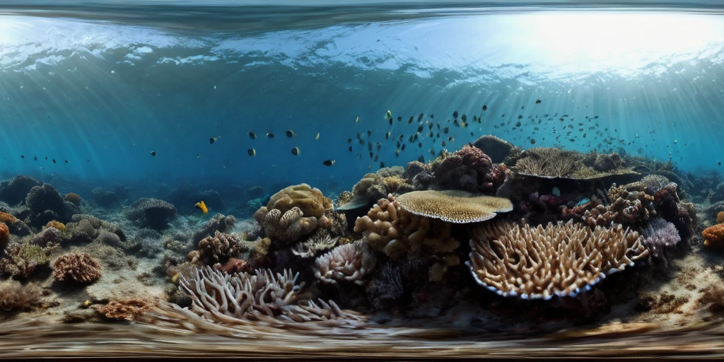 (((Ultra-HD-details, reallife-reality))) 360Â°-panorama-view,underwater-sea-life,reef-focus,<lora:HMSG360æµ·åºä¸çXL:0.3>,