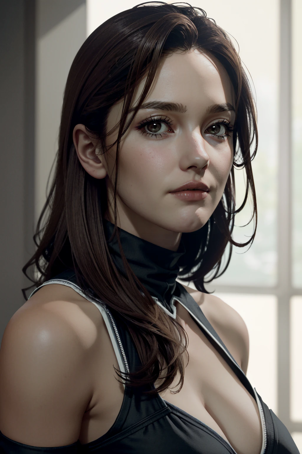 ((ultra detailed, masterpiece, absurdres))
<lora:DBHNorth:0.8>
DBHNorth, 1girl, long hair, brown hair, portrait