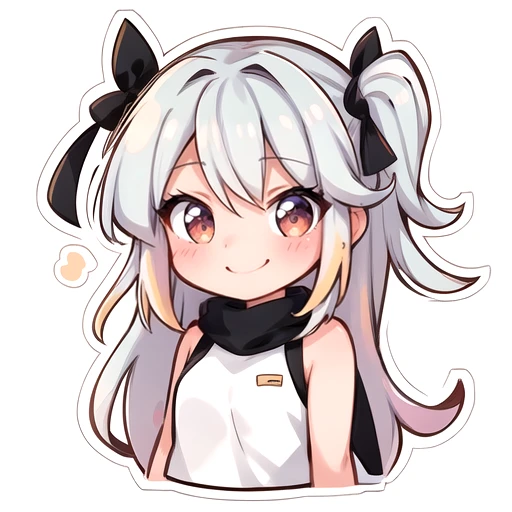 yumichanartstyle, 1girl , simple background, upper body, looking at viewer, chibi, smile, blush, outline, white outline, cropped torso, white background, simple, outline <lora:yumichanartstyle:0.6>, colorful, vibrant colors<lora:lcm-sdxl:1.0>
