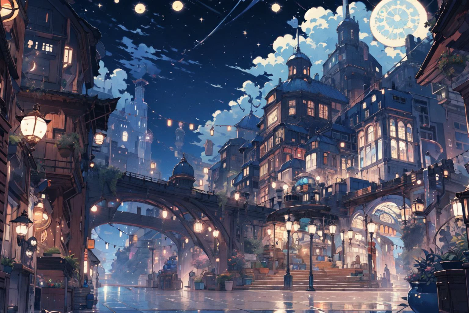 (masterpiece:1.2), best quality,PIXIV, Night scene,
<lora:Night scene_20230715120543:1>