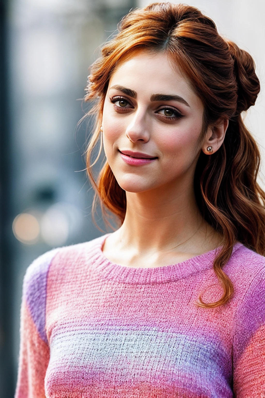 MiriamL_SoloTI_v1,
Adorned in Chic Pastels (dress:1.1), (trendy urban backdrop:1.1), (closeup portrait), fashionista style, (vibrant street art background), modern trendy photography, (Sony Alpha 7 III Camera), 50mm, natural light, bold colors, stylishly detailed, High (Detail:1.1), Crisply focused, dynamic, vibrant natural light, 4k textures, trendy, ((((effortlessly chic)))), lively tones, fashionable details, energetic, high contrast,
<lora:add_detail:0.6>,<lora:LowRa:0>