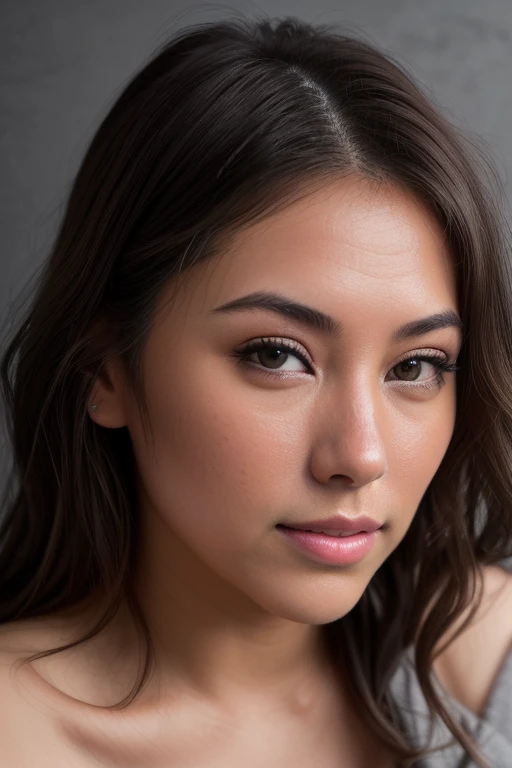 Merger_natya_taylor,
((headshot:1.2) portrait on a (plain grey background:1.2), (headshot:1.2), (face focus:1.1), windswept chaotic hair, soft lighting, low contrast, low saturation:1.2),
bokeh, f1.4, 40mm, photorealistic, raw, 8k, textured skin, skin pores, intricate details  <lora:epi_noiseoffset2:1>, epiCRealism