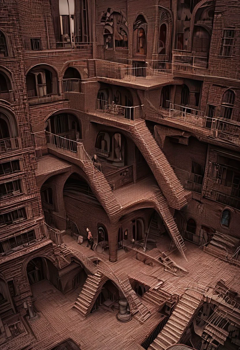 score_9, score_8_up, score_7_up, high quality humans body,
walked humans, humans on strairs, humans, 
crazystair, multidimensional stairs labyrinth, mdsl, outdoors, no humans, window, building, scenery, stairs, city