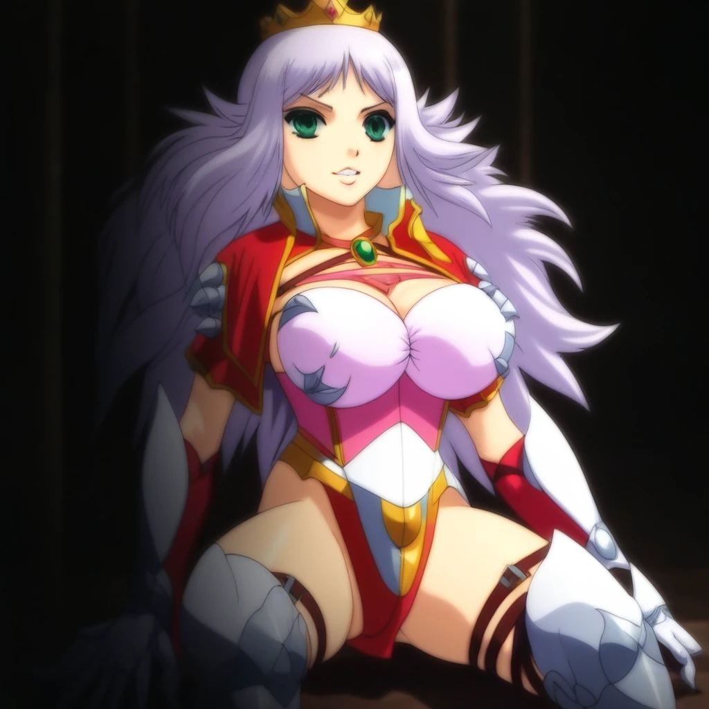 Big Breasts, Princess Knight, Cleavage, Big breasts, Armor, Thick thighs