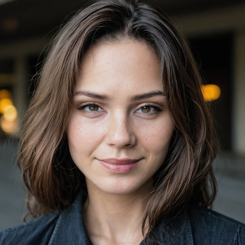 beautiful 18yo aborigines woman , close up, shadows, perfect face,nighttime,dark photo,grainy,dimly lit,seductive smirk,harsh camera flash, grainy, highly detailed, (freckles:0.3), (skintexture), (background town), bokeh, (snub nose)