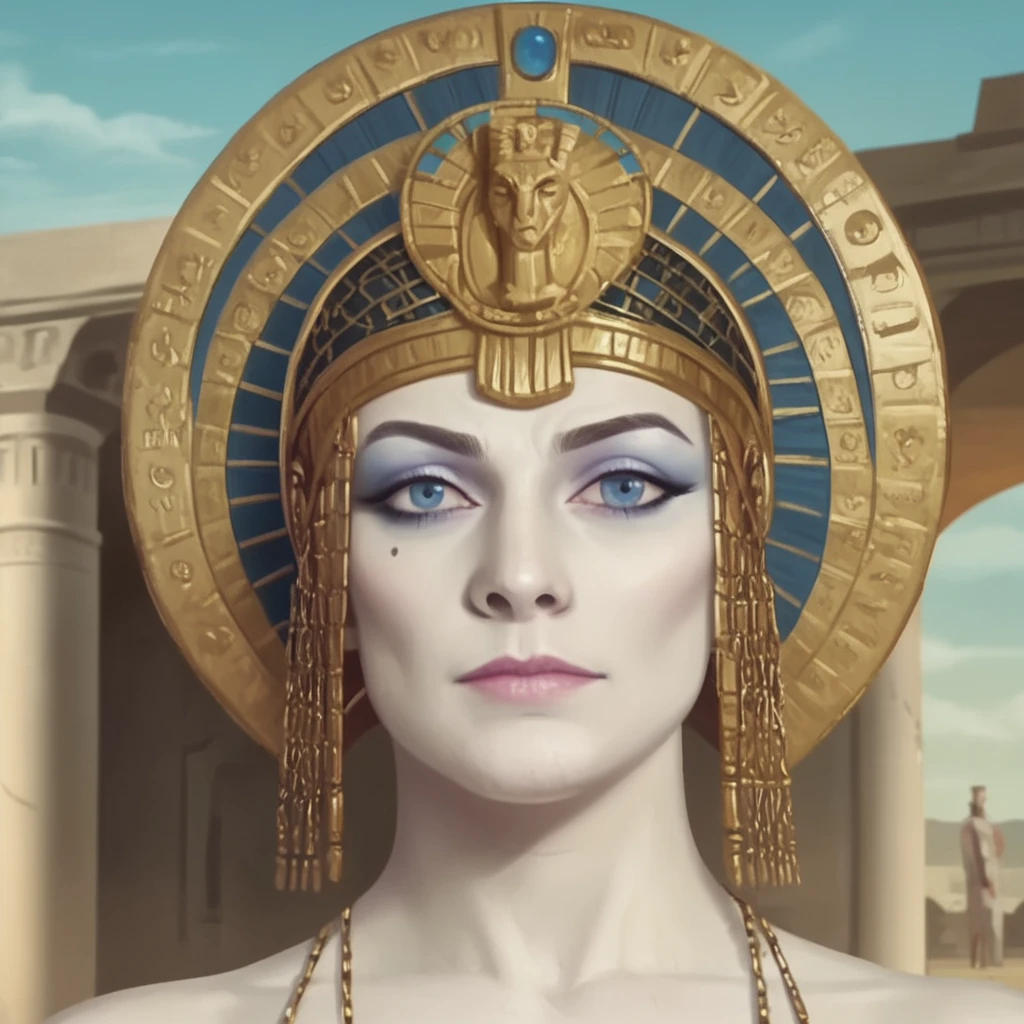 score_9, score_8_up, score_8, (masterpiece, best quality, highly detailed, realistic), source_western, 2.5d, screencap, portrait of lcasati as an ancient egyptian goddess, facing the viewer, straight hair,  very close up, (Pale skin:1.5)
<lora:Marchesa_Luisa_Casati_Pony-000008:.8> lcasati