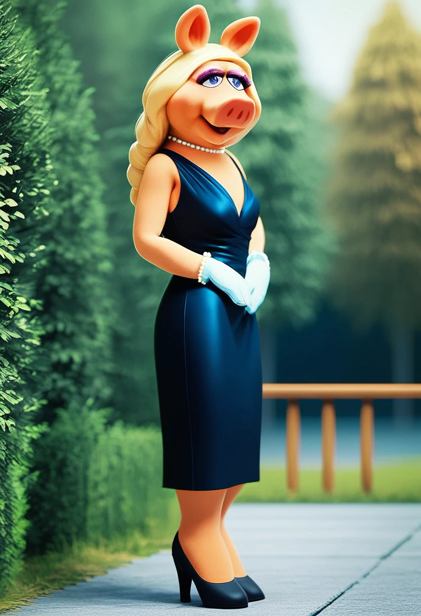 score_9, score_8_up, score_7_up, score_6_up, score_5_up, score_5_up,

questionable, rating_questionable
, 


solo, furry, female, miss piggy, female, pig,

 formal dress,

lineless,

evil, dark, menacing,

female, mature female, small breasts, curvy figure, hourglass figure
, 

standing
,
side view, side, from side,


outdoors, public, theme park, carnival,