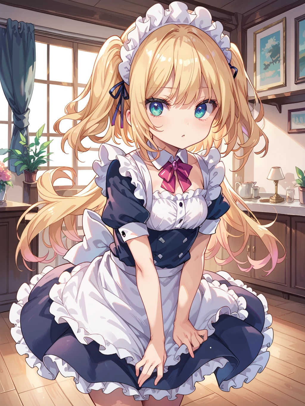 score_9, score_8_up, score_7_up,
1girl,maid,indoors,