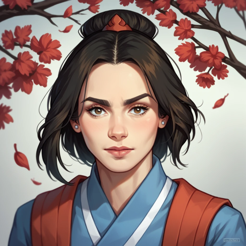 score_9, score_8_up, score_7_up, score_6_up,source_anime,ATLA style, anime 2d, a beautiful kyoshi warrior from avatar the last airbender, face, lixcollins, <lora:licollins_v2_ponyxl_aut_xl_2_st_wicap-lixcollins-000073:1>