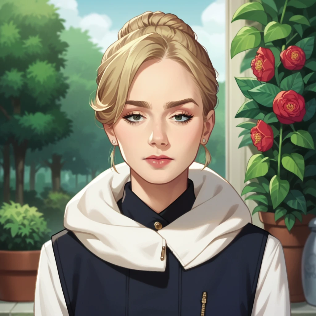 score_9, score_8_up, score_7_up, score_6_up,source_anime, anime 2d, anime screencap, face of a a stunning blonde anime queen, garden in the background, face, lixcollins, <lora:licollins_v2_ponyxl_aut_xl_2_st_wicap-lixcollins-000073:1.00>