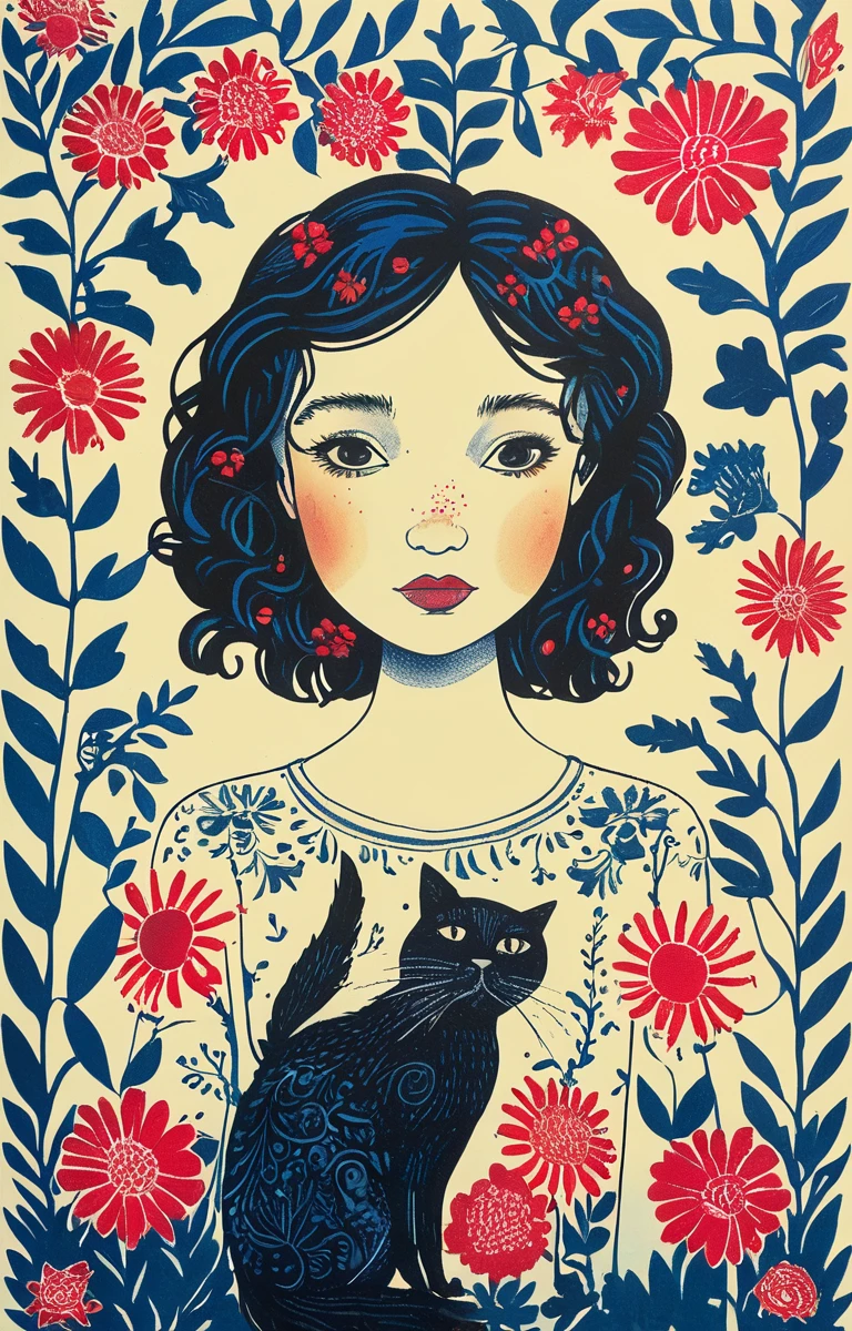 masterpiece,best quality,<lora:tbh151-sdxl:0.8>,illustration,style of Rob Ryan, tech genius teenage girl