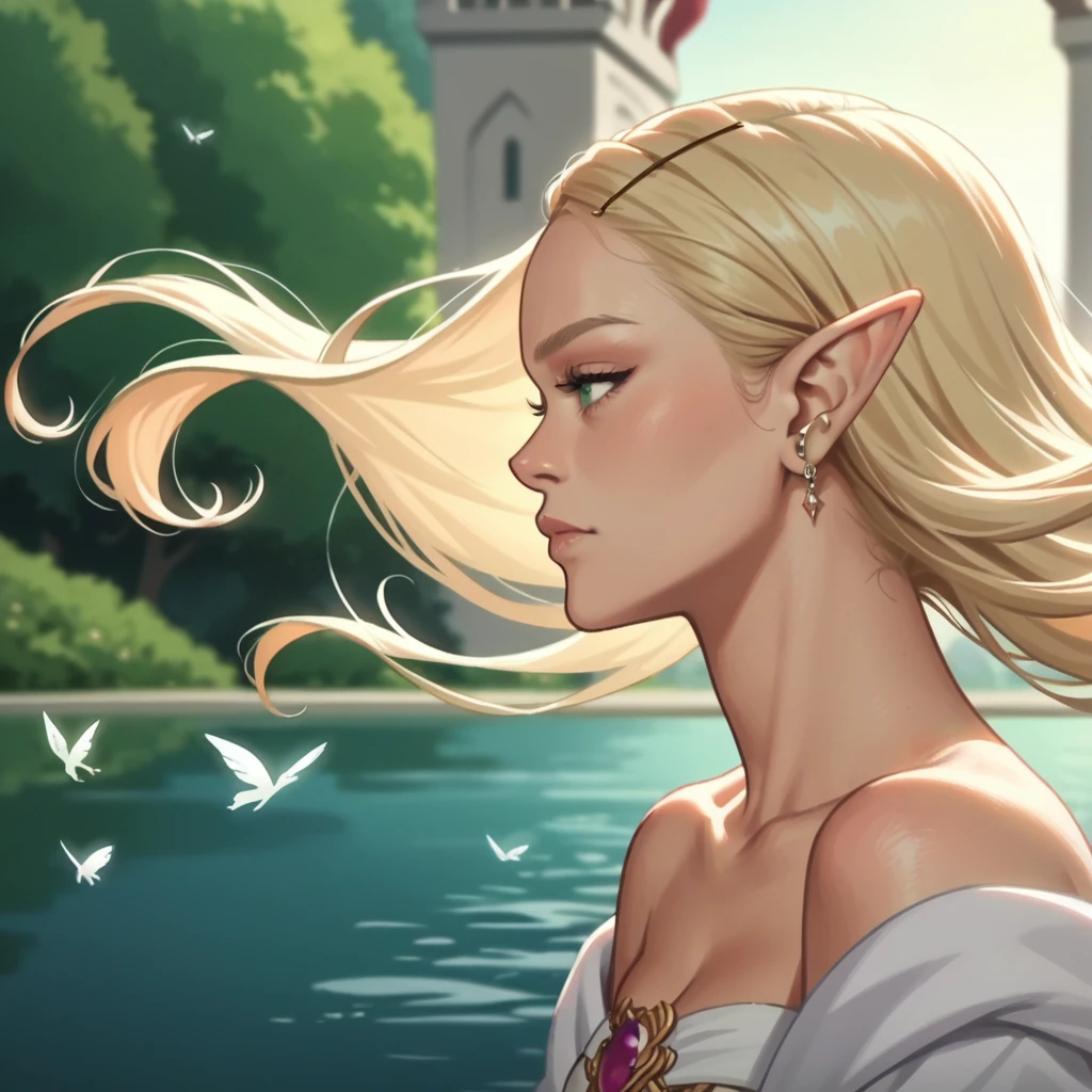 score_9, score_8_up, score_7_up, score_6_up,source_anime, anime 2d, anime screencap, side profile a beautiful blonde elf with her hair blowing in the wind, ethereal, palace and water in the background, face, rixhnna, <lora:rihanna_ponyxl_aut_xl_1_st_wicap_merger_67_73_02_08-rixhnna:1>