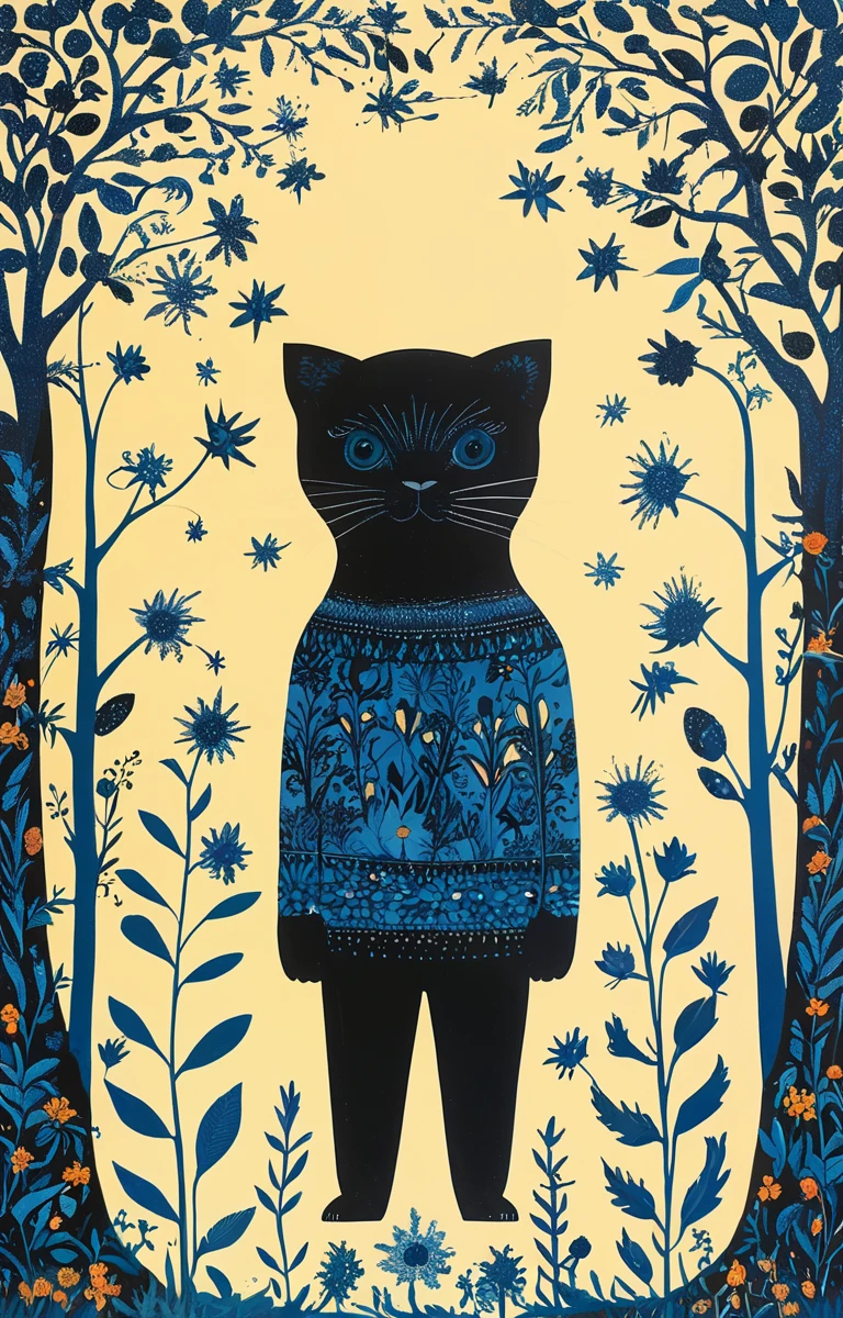 masterpiece,best quality,<lora:tbh151-sdxl:0.8>,illustration,style of Rob Ryan, animals