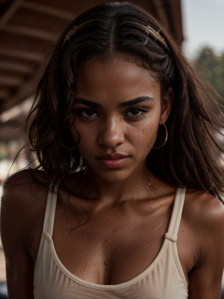 tv_Daisy_Jones_MXAI , intense expression, gym clothes, working out at the gym, sweat,, (((Ultra-HD-details, Ultra-HD-detailed, Ultra-HD-realistic, Ultra-HD-photo-same-realistic-quality-details))), 8k uhd, dslr, soft lighting, high quality, film grain, Fujifilm XT3