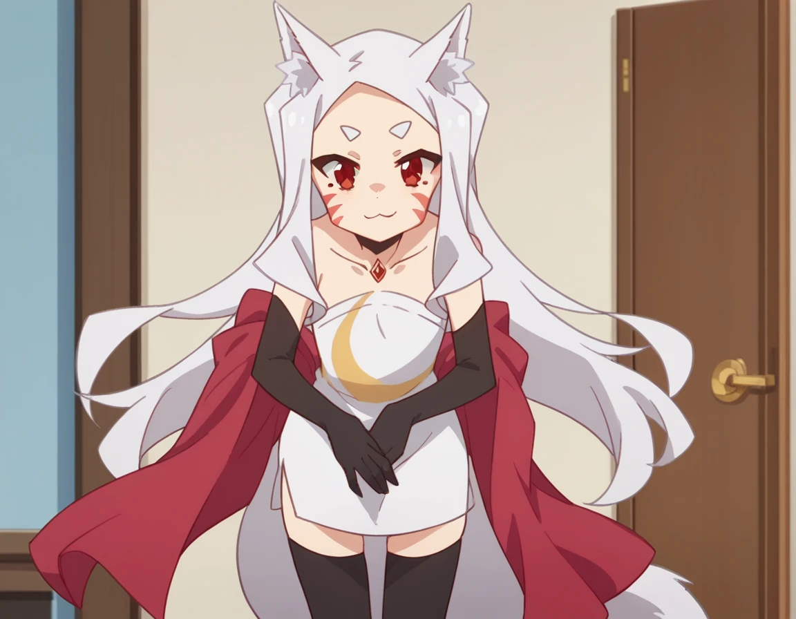 (Alta qualidade) solo, (Melhor qualidade, 8k, UHD: 1.2) obra-prima, melhor qualidade, altamente detalhado, ultra-detalhado, um extremamente delicado e belo, obra-prima, 1girl, solo, kaguya, matural female, seios grandes, cabelo longo, chifres, sobrancelhas curtas brancas, (pale skinned: 1.3), olhando para o espectador, sexy, corpo inteiro, corpo perfeito, sexy Body, Black Room,pussy, expression sexy,room,on floor, dentro de casa, pussy details, skirt curta, View from above,pussy,