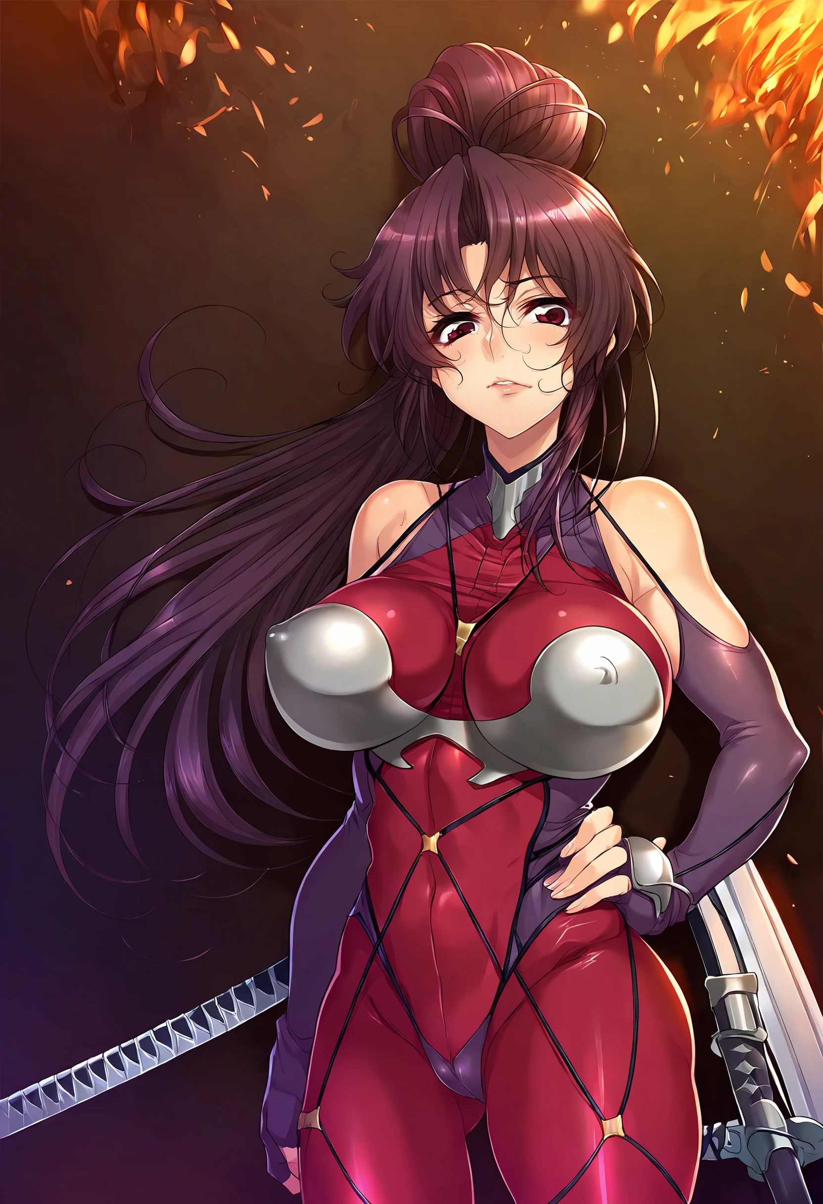 Mikage Azusa (御影梓) / Onna Ninja Azusa vs Orc v1