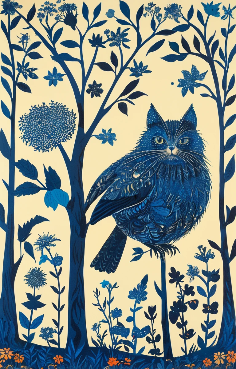 masterpiece,best quality,<lora:tbh151-sdxl:0.8>,illustration,style of Rob Ryan, animals