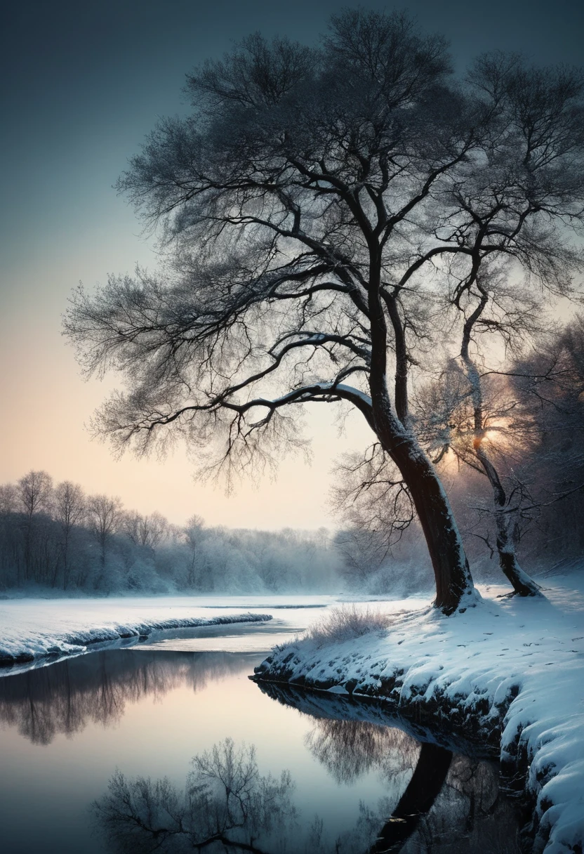 a beautiful landscape , art by Paul Barson, Ebru Sidar