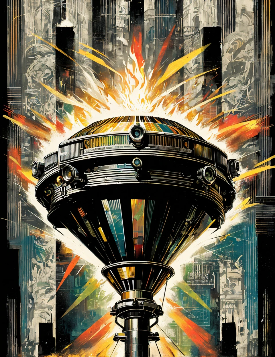 masterpiece illustration, detailed,DonMB14ckB377y street art, solar, dispersion, re engine, art deco, dodging and burning, 2d, bloom, phenomenal masterwork, uhd, inventive, assonance <lora:DonMB14ckB377y:1>
