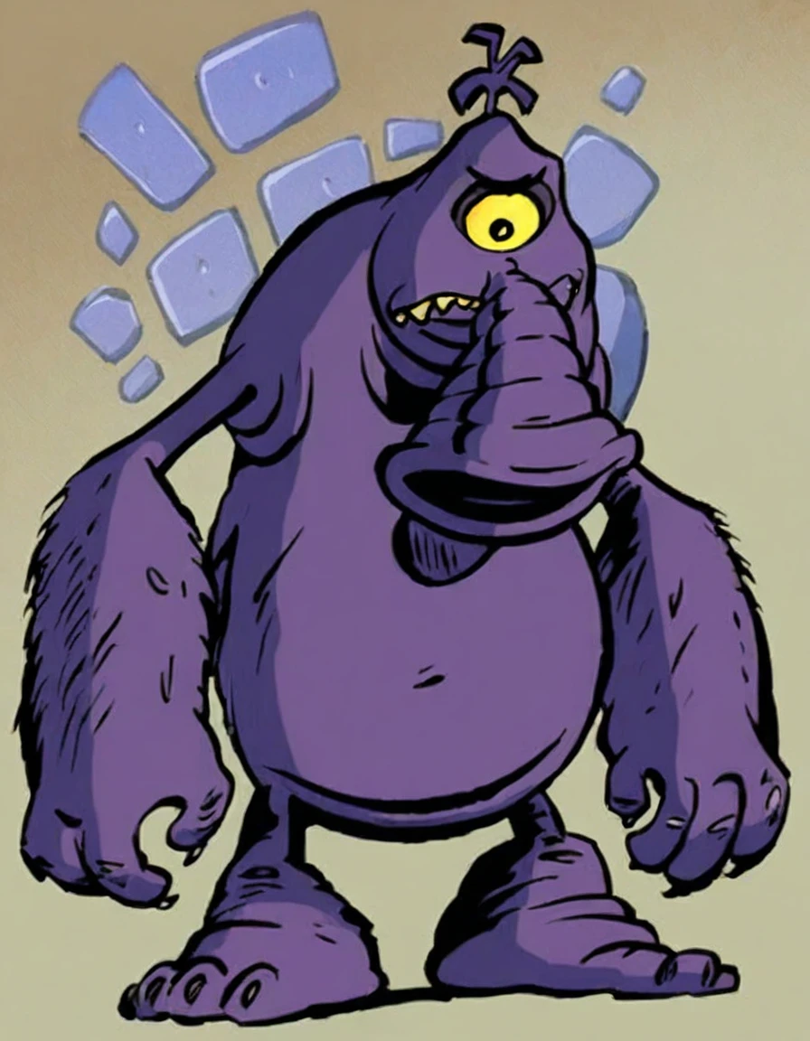lesh&k&, N&ghtV&s&t0r, purple skin, monster, proboscis, cyclops, looking at viewer, posing, full body shot, score_9, score_8_up, score_7_up, score_6_up, lesh&k&, N&ghtV&s&t0r, purple skin, monster, proboscis, cyclops, looking at viewer, posing, full body shot, score_9, score_8_up, score_7_up, score_6_up, intricate, detailed, cinematic, extremely detail, breathtaking, artistic, beautiful