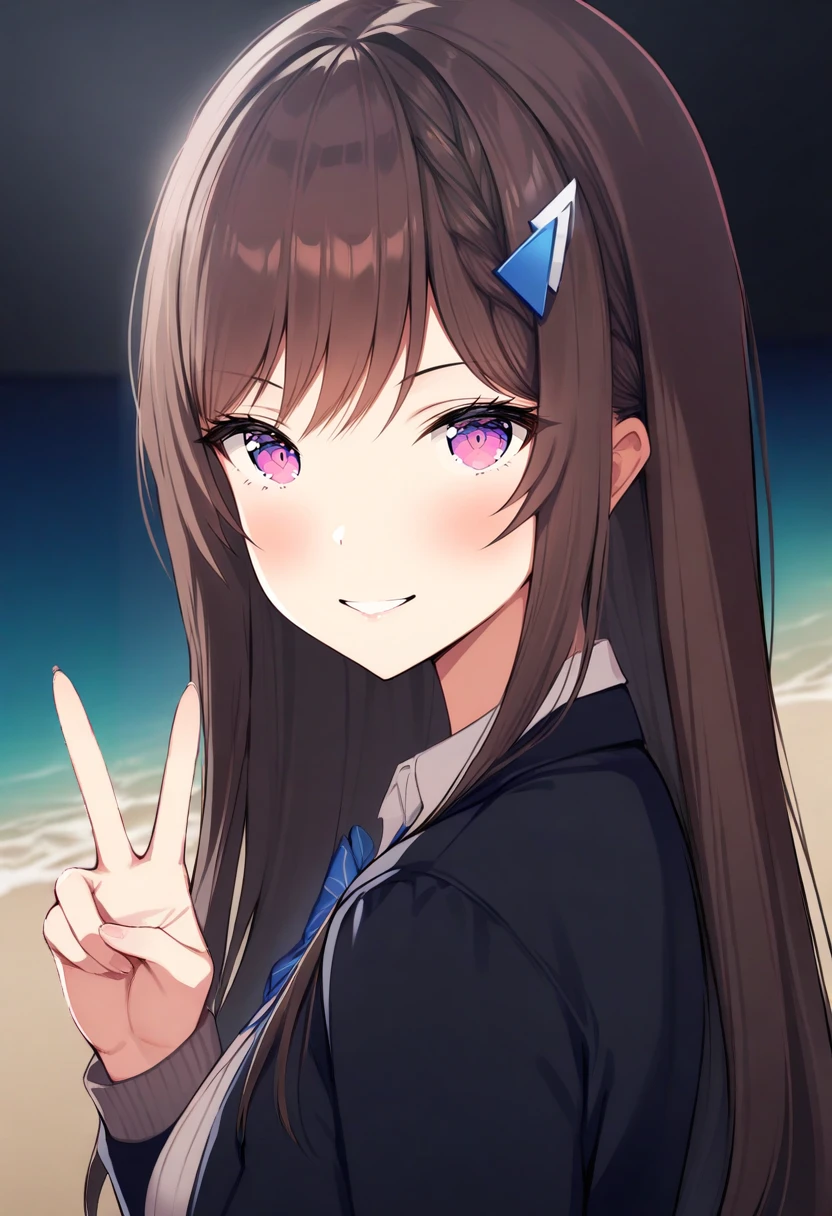 1 girl,cocoa,<lora:Cocoa:1>,smile,standing,V,close-up,upper body,looking at viewer,parted lips,
beach,night,, (dramatic light:1.5),masterpiece,best quality,very aesthetic,explit,nsfw,absurdres,incredibly absurdres,<lora:add_detail:1>,<lora:- SDXL - vanta-black_contrast_V3.0:0.4>,