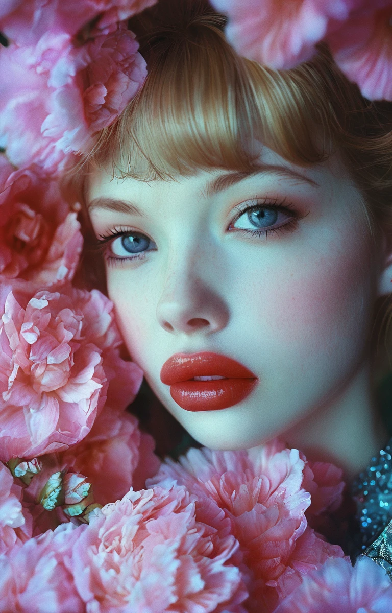 masterpiece,best quality,<lora:tbh154-sdxl:1>,illustration,style of Miles Aldridge, portrait of idolmaster cinderella girls,