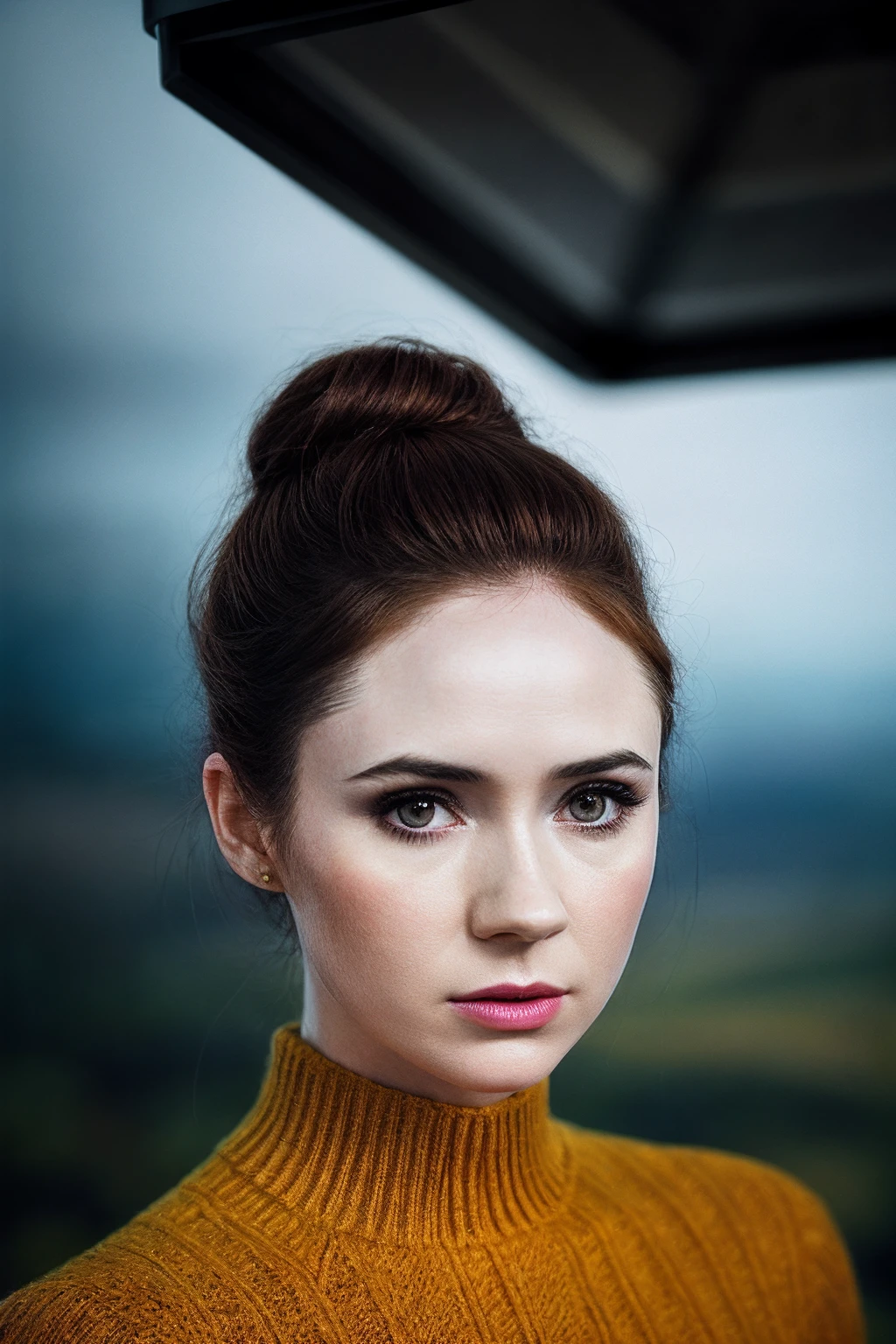 KarenG_SoloTI_v1,
Fair Isle knit sweater dress, portrait, 85mm, (analog, cinematic, film grain:1.3), ( Virtual Reality World, Digital realm with vibrant landscapes, floating islands, fantastical creatures, and avatars.), detailed eyes, seductive pose, painted lips,(cinematic shot:1.3), (natural lighting, lit from above),
<lora:add_detail:0.8>,<lora:LowRa:0>, PA7_Portrait-MCU,